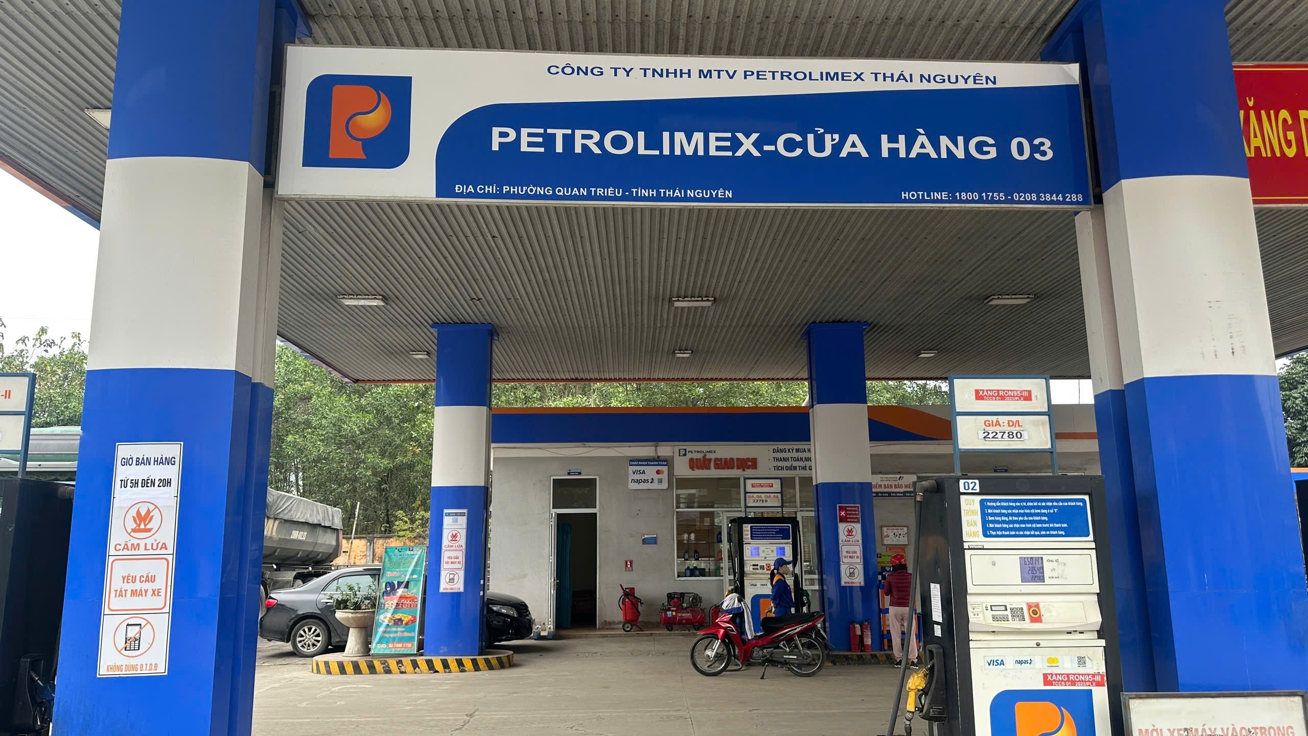 Thái Nguyên quy định giờ bán hàng, dừng bán hàng tại cửa hàng bán lẻ xăng dầu trên địa bàn tỉnh