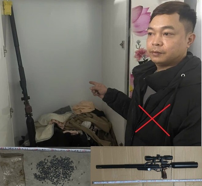 Khởi tố đối tượng ở Ninh Bình tàng trữ trái phép vũ khí quân dụng