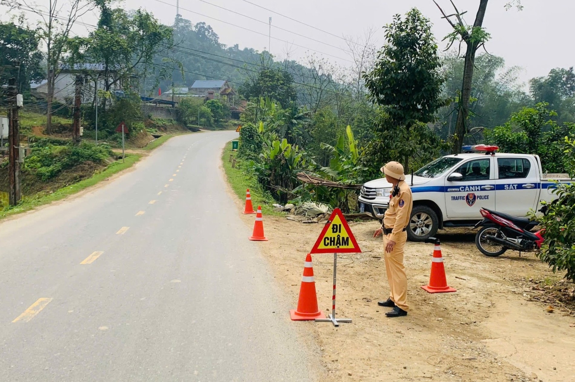 Thái Nguyên: Tuần tra, kiểm soát và xử lý vi phạm TTGT trong lứa tuổi học sinh