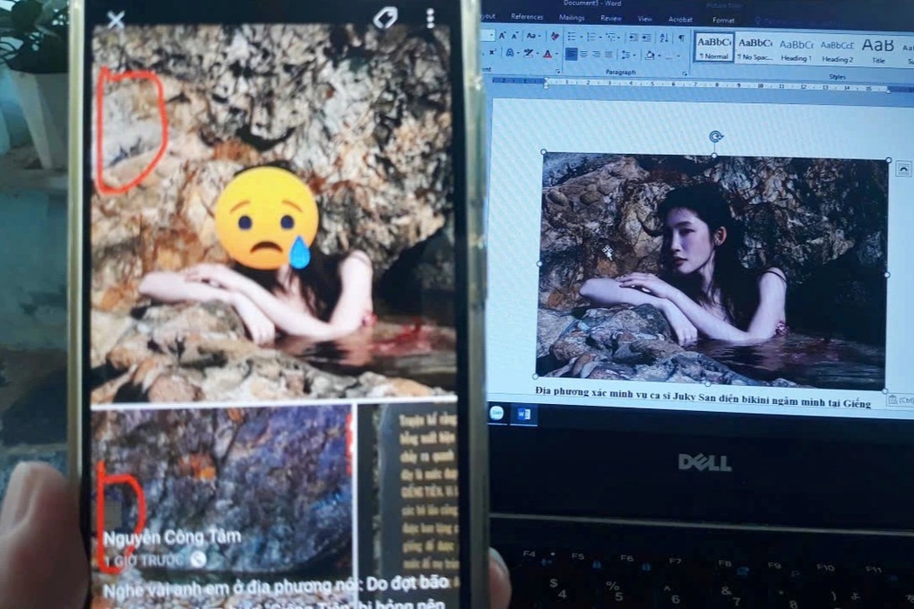 Xác minh vụ nữ ca sĩ diện bikini ngâm mình tại Giếng Tiên - 1