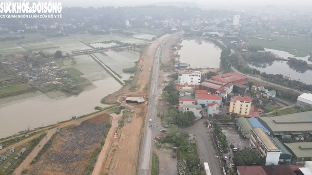 Hiện trạng tuyến Quốc lộ 6 nối Hà Nội với các tỉnh Tây Bắc đang được mở rộng
