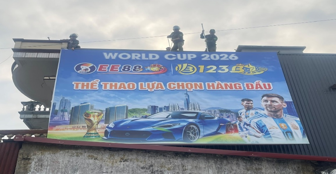 Hưng Yên: Phát hiện cơ sở kinh doanh treo biển hiệu quảng cáo cờ bạc, cá độ trên không gian mạng