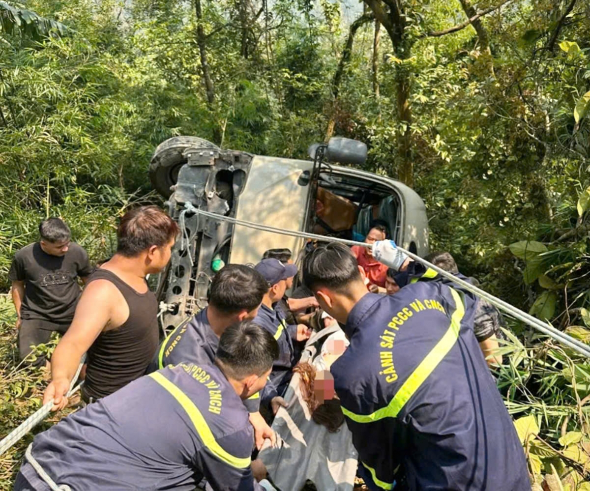 danh sách nạn nhân vụ xe khách lao xuống vực ở tam Đảo hình ảnh 1 danh sach nan nhan vu xe khach lao xuong vuc o tam Dao hinh anh 1