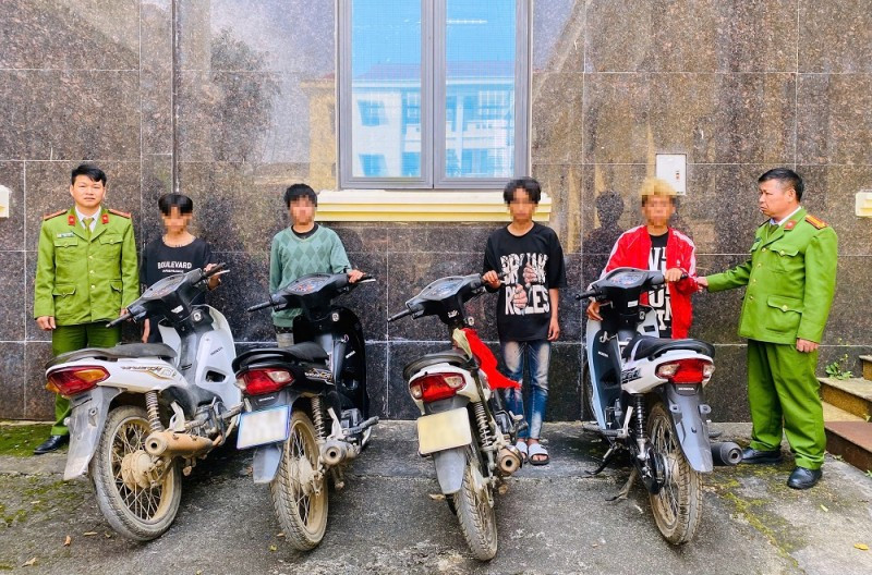Bắt gọn nhóm trộm xe máy liên tỉnh