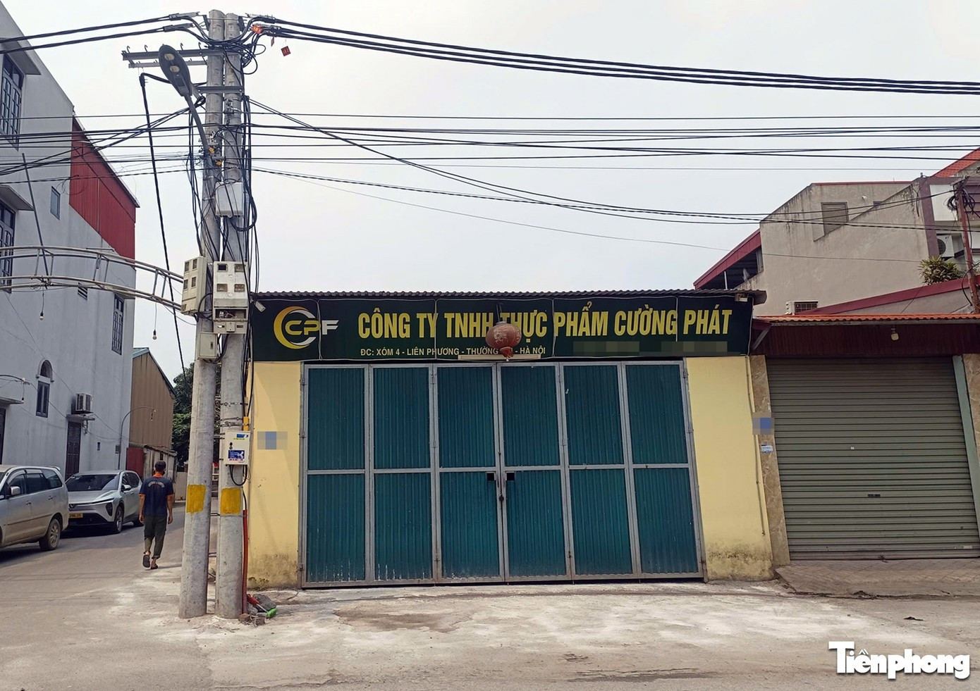 Công ty TNHH thực phẩm Cường Phát, đơn vị tuồn thịt lợn bệnh ra thị trường (ảnh: Thanh Hà) uehy.jpg