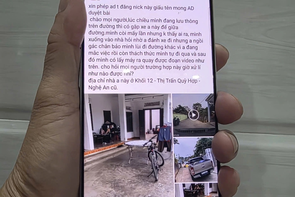 Công an xác minh clip tài xế đỗ xe chắn đường, thách thức người khác - 2