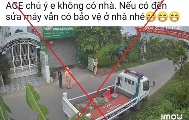 Đăng hình Công an lên mạng, một người dân ở Hưng Yên bị mời làm việc
