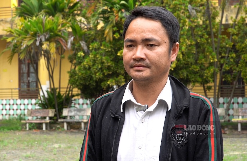 Thầy Tạ Văn Thành (40 tuổi), giảng viên Khoa xây dựng. Ảnh: Phóng viên