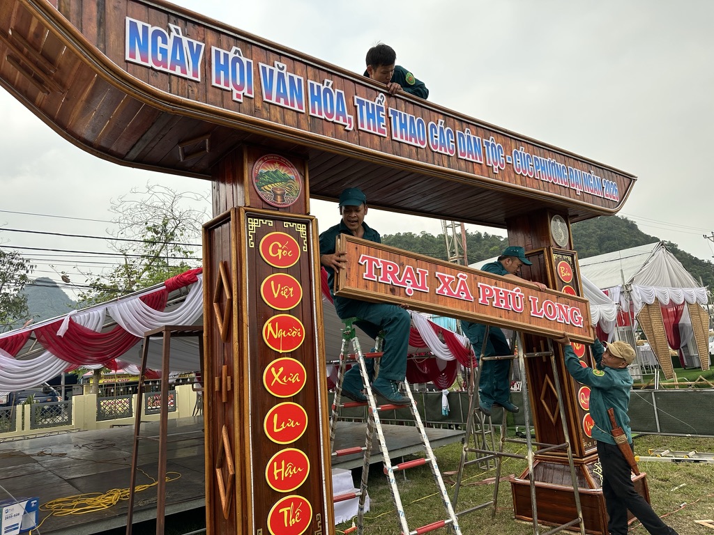 Ninh Bình: Tất bật chuẩn bị cho Ngày hội văn hoá, thể thao các dân tộc - ảnh 2