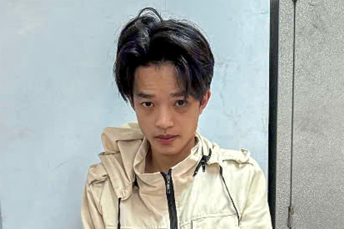 Nguyễn Đức Quyền tại cơ quan công an. Ảnh: Bảo Nam