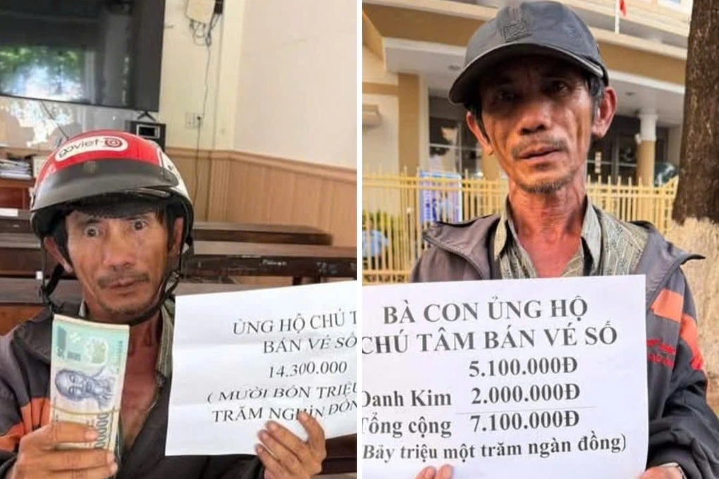 Thất thần trước tiệm vàng vì mất tiền, người bán vé số nhận món quà lớn - 2