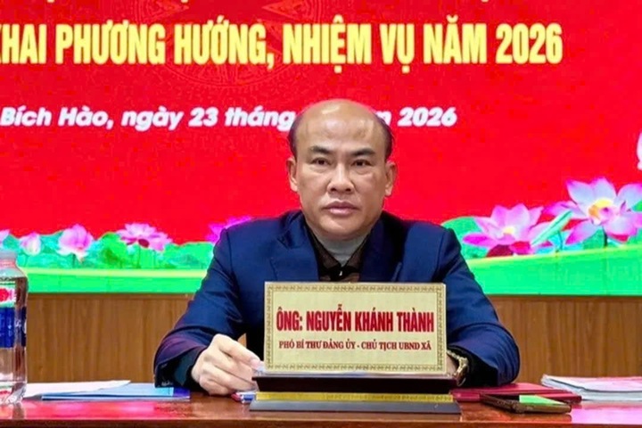 Ông Nguyễn Khánh Thành khi đương chức.