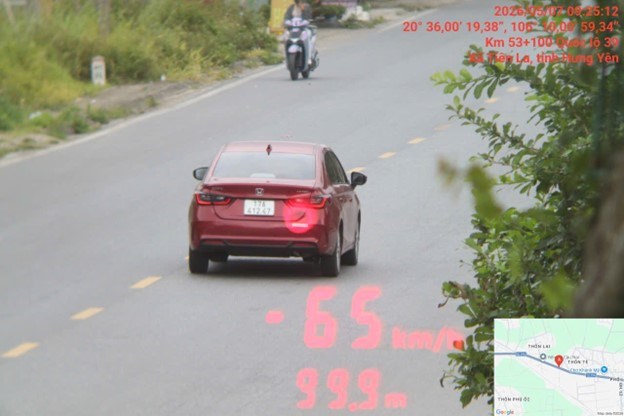 Hưng Yên xử lý phạt nguội 77 lượt phương tiện vi phạm giao thông trong một tuần