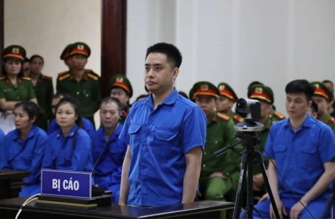 Bùi Đình Khánh tại phiên tòa. Ảnh: Lê Tân
