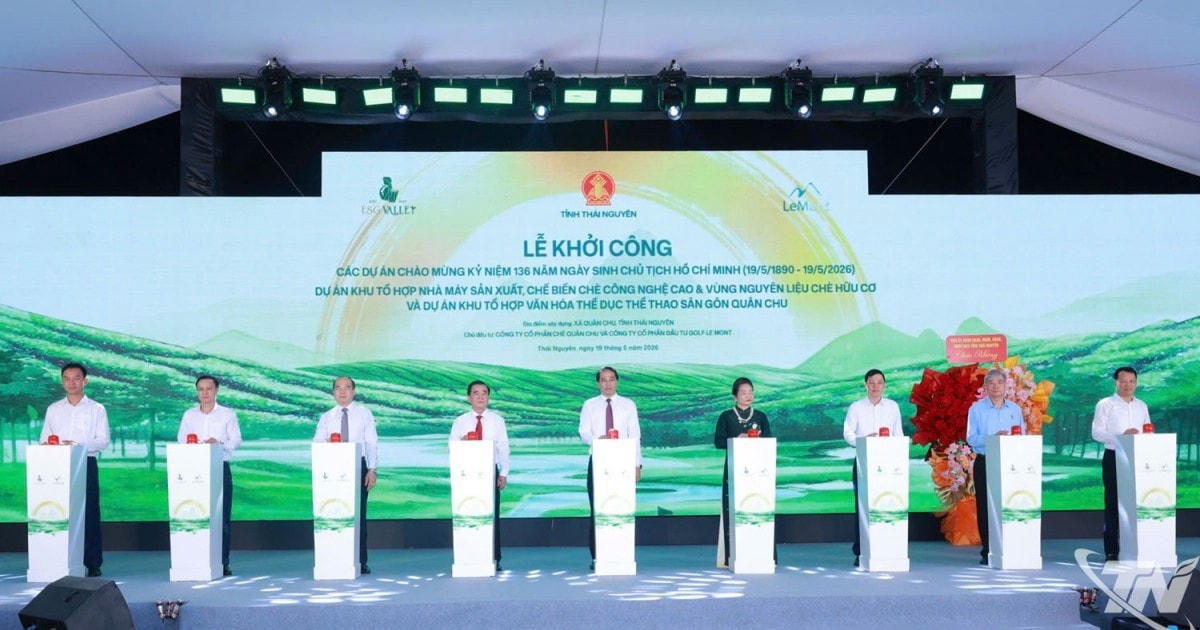 Khởi công sân golf Quân Chu 1.000 tỷ tại Thái Nguyên