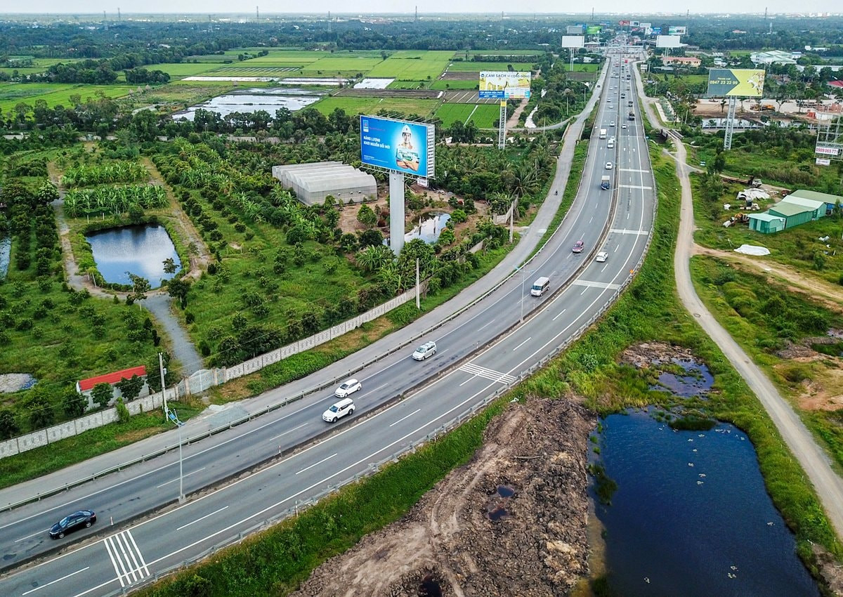 Tuyến cao tốc Hà Nội - Thái Nguyên (CT07) đoạn đi qua khu vực dự kiến triển khai nút giao kết nối.