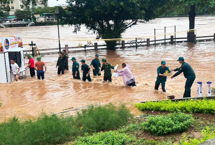 Hôm nay (18/5), mưa lớn tiếp tục bao trùm nhiều nơi, Quảng Ninh và Lai Châu nguy cơ xảy ra lũ quét, sạt lở tại hàng loạt xã, phường. (Ảnh minh hoạ)