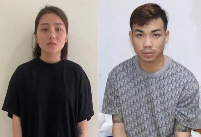 Người mẹ đang bị xem xét trách nhiệm và bị can Hiệp. Ảnh: Công an Hà Nội
