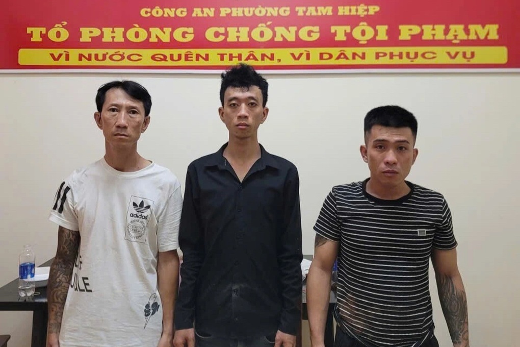Bắt 3 nghi phạm đánh người đi đường ở Đồng Nai - 1