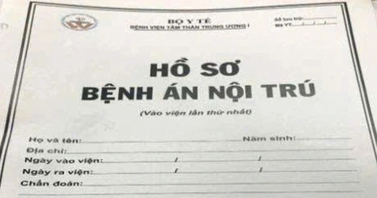 Người đàn ông ở TPHCM chuẩn bị sẵn bệnh án tâm thần để phòng thân
