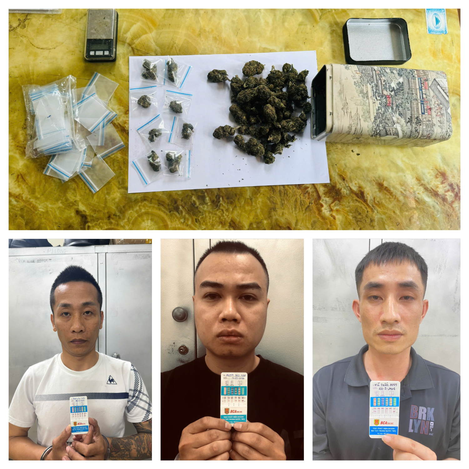Triệt phá nhóm đối tượng mua bán trái phép chất ma túy cần sa qua mạng xã hội Telegram - Ảnh 1.