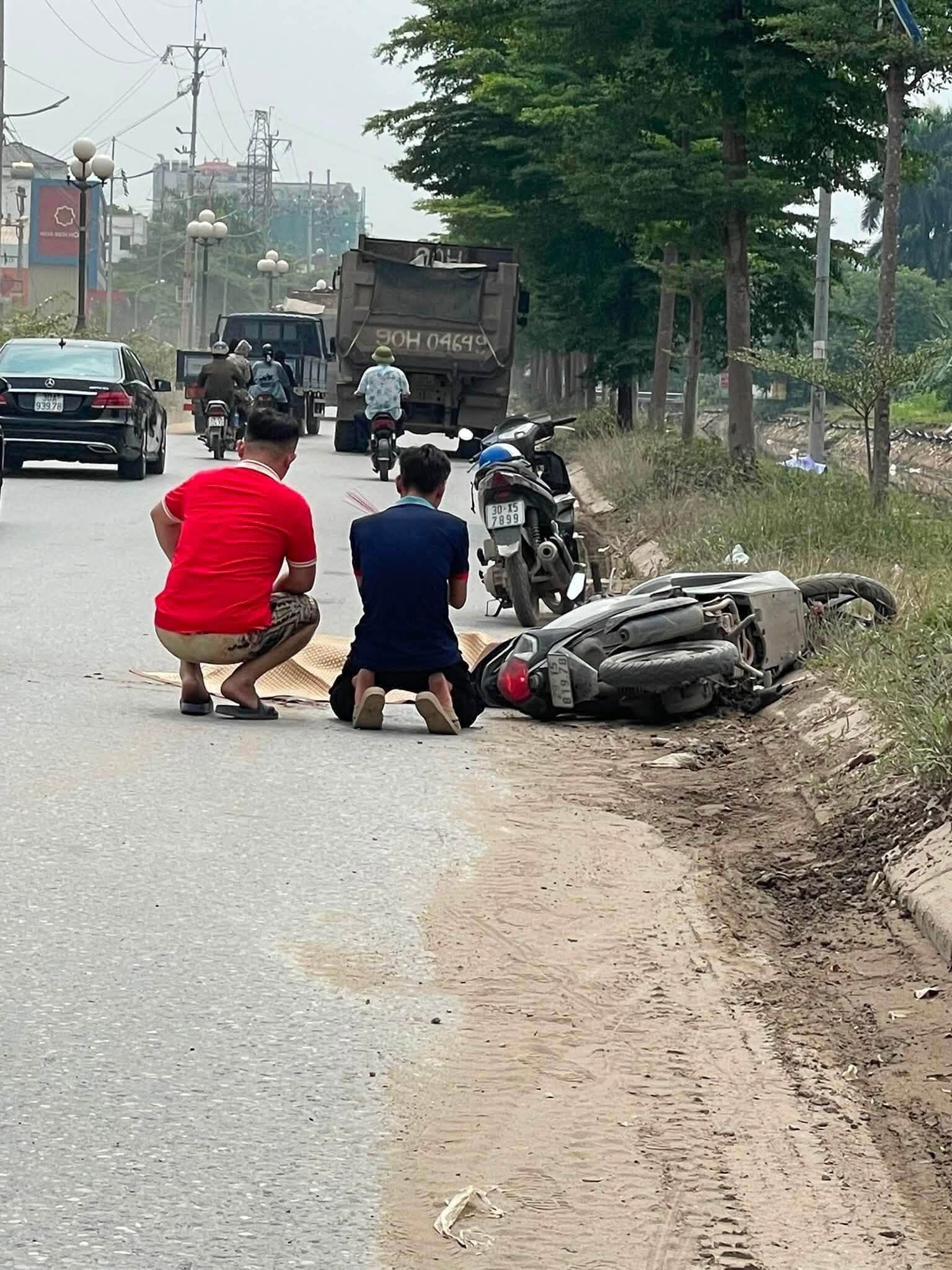 TNGT tại xã Thường Tín hường đường 427 từ Cầu vượt hướng về Siêu thị Lan Chi