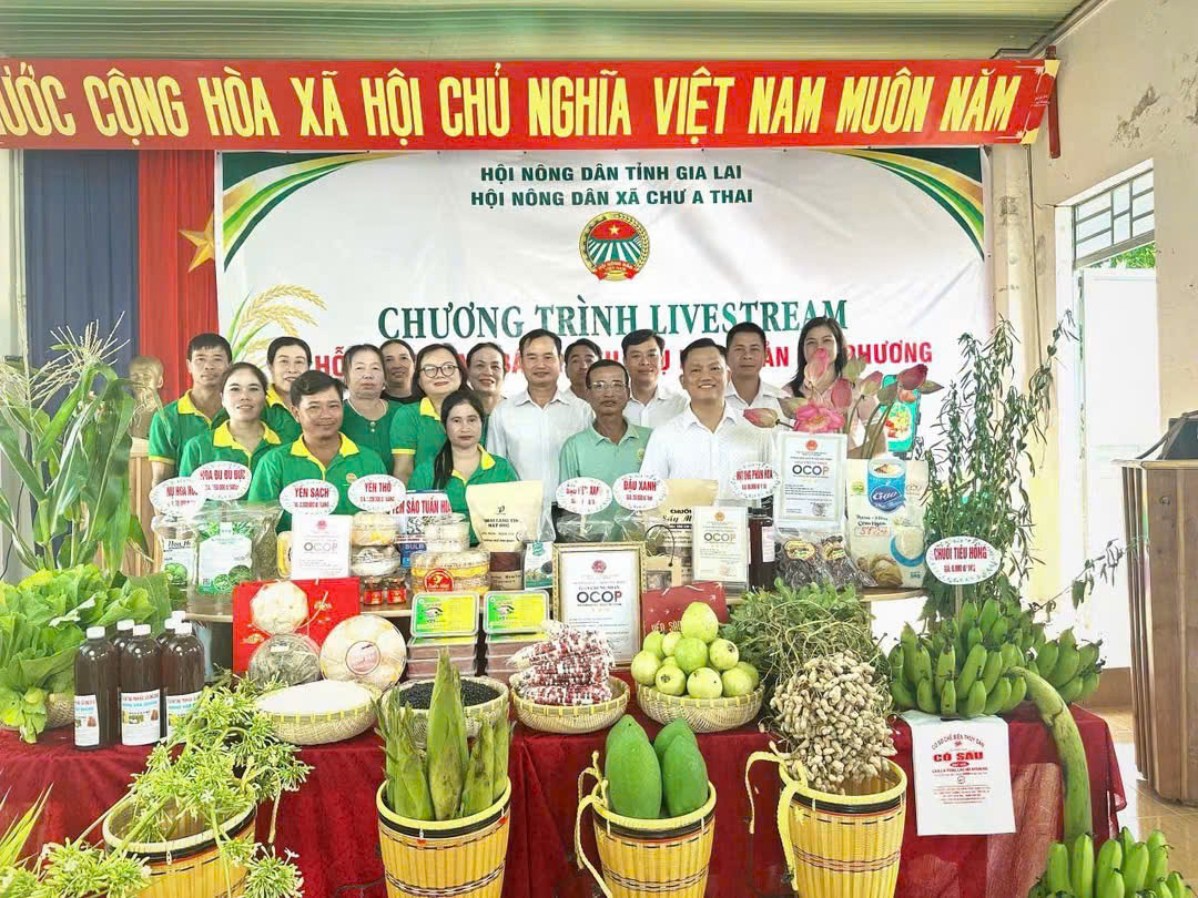 CHƯ A THAI: LIVESTREAM NÔNG SẢN – KẾT NỐI SẢN PHẨM, MỞ RỘNG THỊ TRƯỜNG