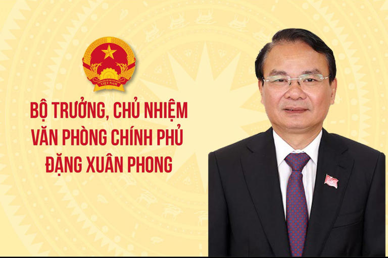 Infographic: Sự nghiệp Bộ trưởng, Chủ nhiệm Văn phòng Chính phủ Đặng Xuân Phong